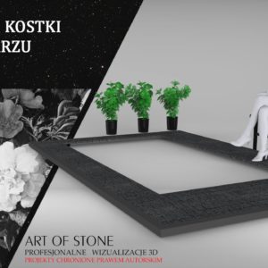 Układanie kostki brukowej na cmentarzu