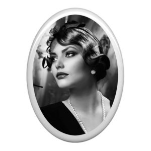 Fotoceramika czarno biała