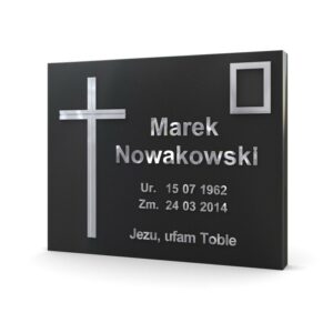 Napisy nagrobne stal nierdzewna