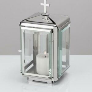 lampion ze stali nierdzewnej