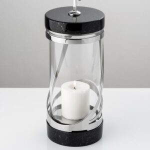 Lampion okragły ze stali