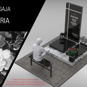 nagrobek nowoczesny urnowy art of stone