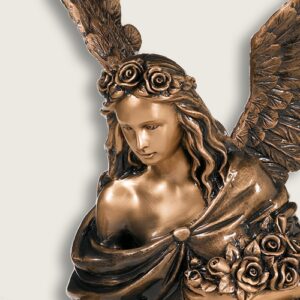 Anioł z brązu na nagrobek