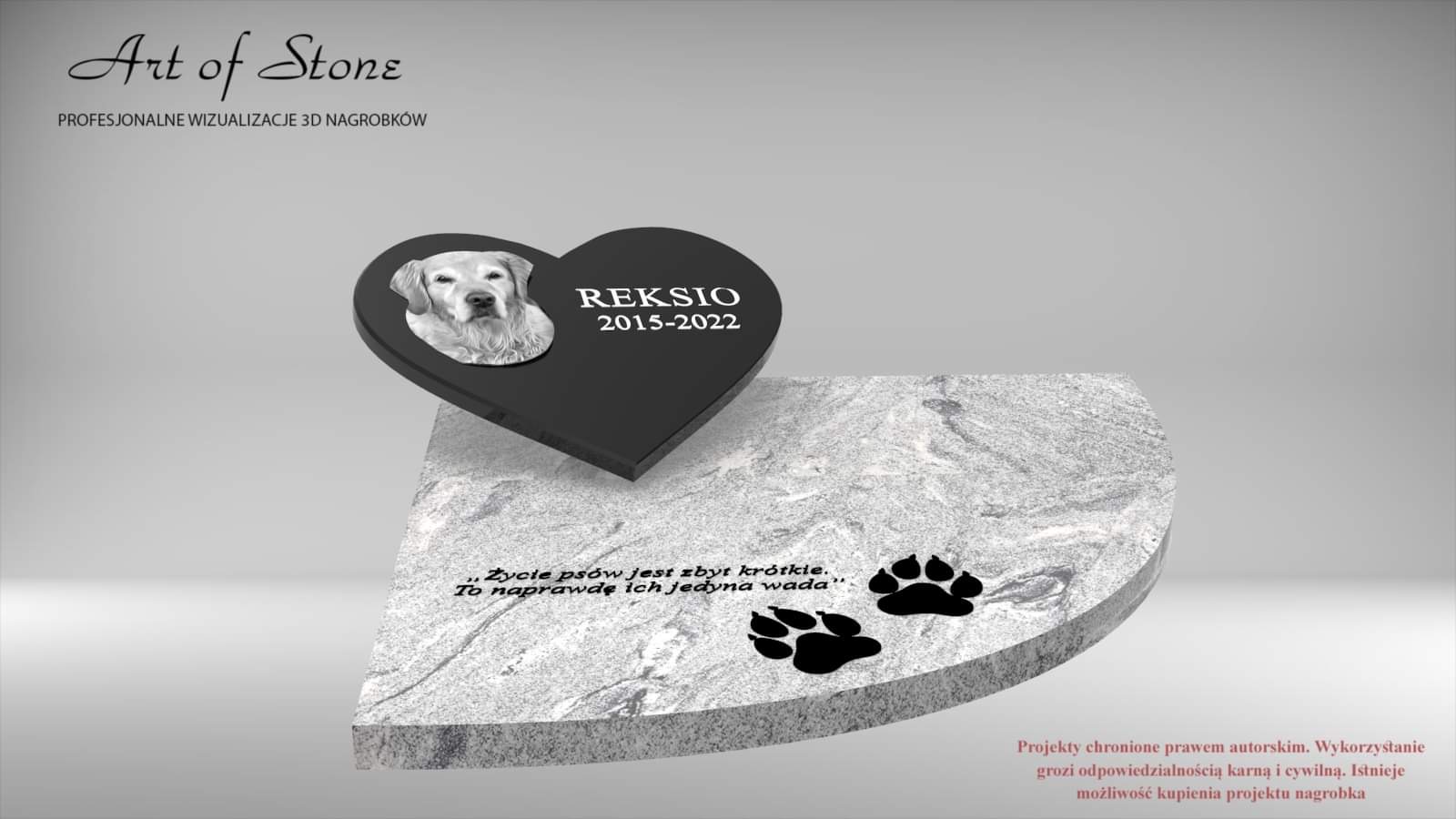 nagrobek dla psa