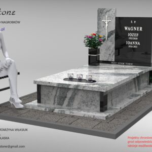 Nagrobek granitowy Viscount White