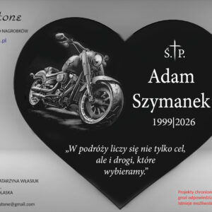 grawer motoru na nagrobek