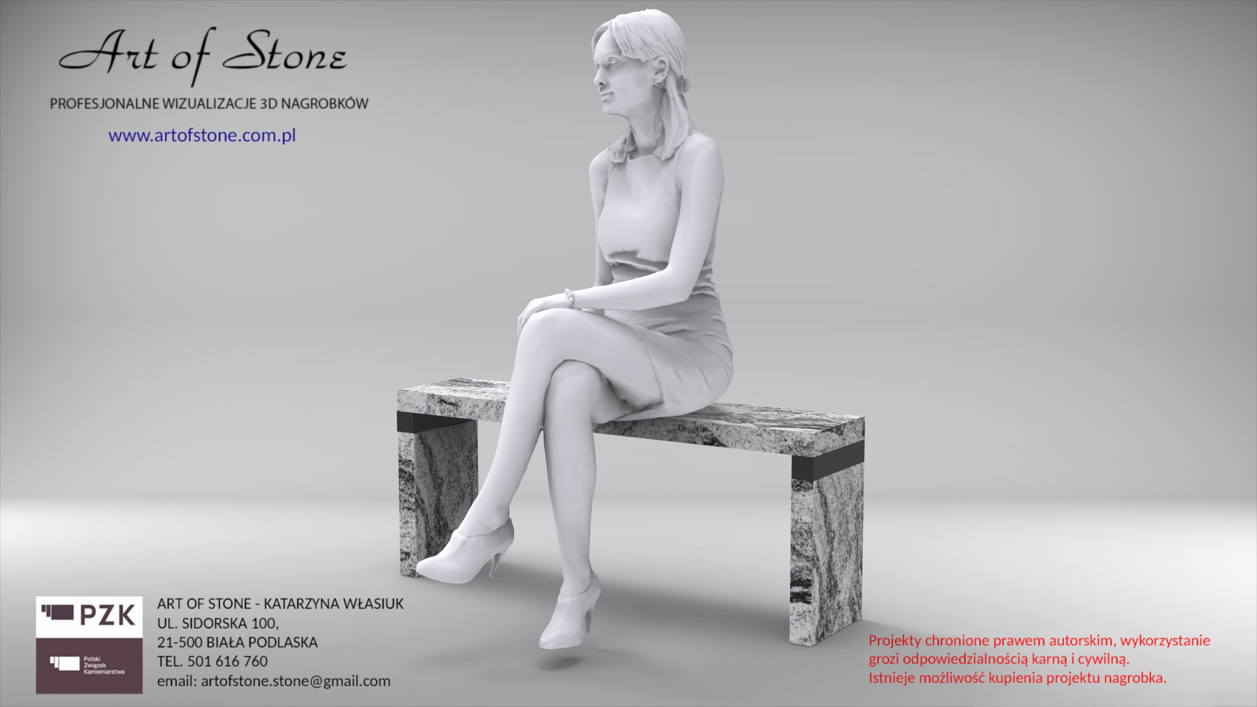 ławka cmentarna Viscount White