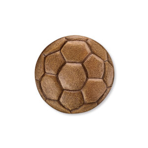 piłka z brązu na nagrobek