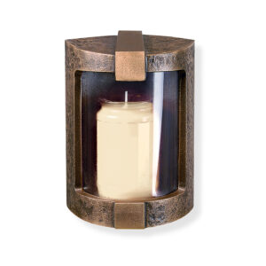 lampion z brązu kolumbarium