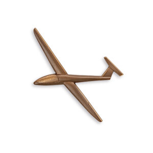 złoty samolot na nagrobek